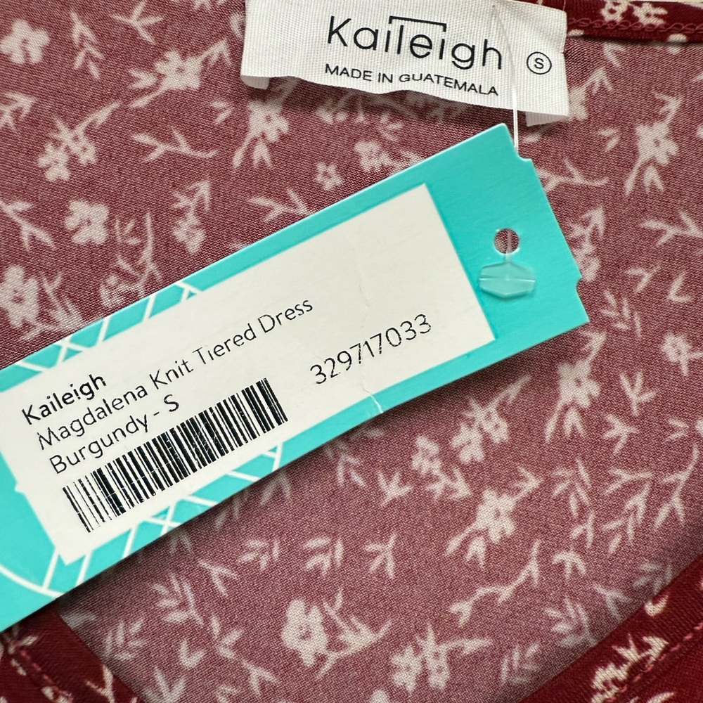Kaileigh Magdalena Knit Tiered Dress - S - Picture 3 of 4
